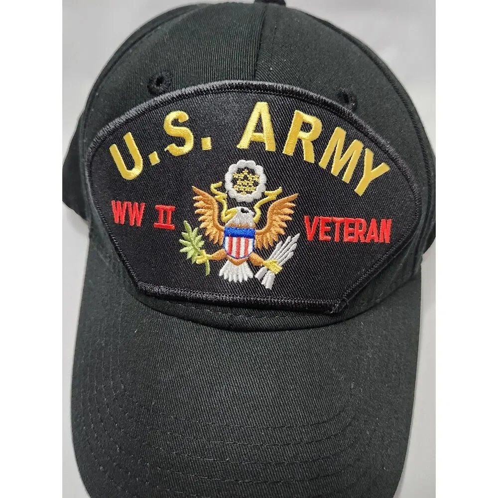 U.S. Army WWII Veteran Cap – Black